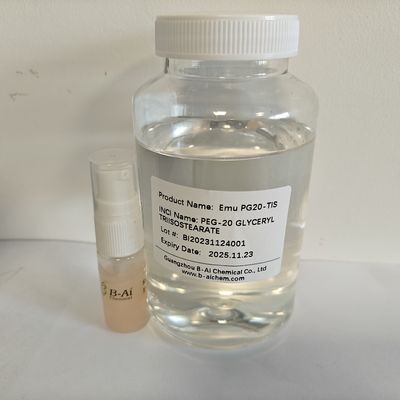 Cas 86846 21 1 PEG-20 Glycéryl Triisostearate Émulsifiant Bon nettoyant pour le visage pour la peau grasse