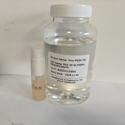 PEG-20 Glycéryl Triisostearate 86846 21 1 Maquillage jaune pâle Démaquillant émulsifiant Bon nettoyant d'huile
